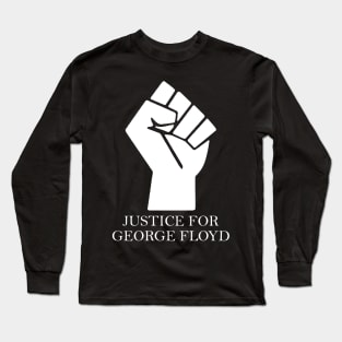Black Power Justice For George Floyd I Can't Breathe Long Sleeve T-Shirt